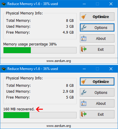 Reduce Memory