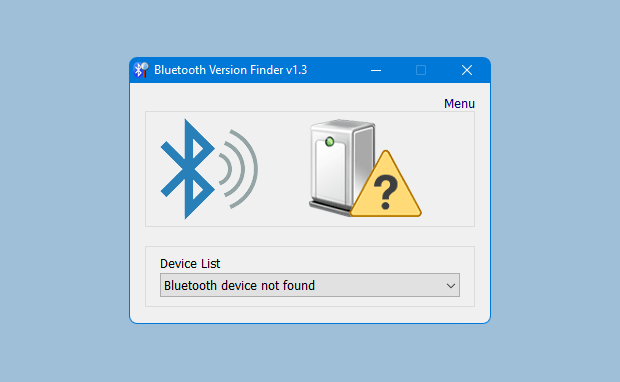 Bluetooth version finder main