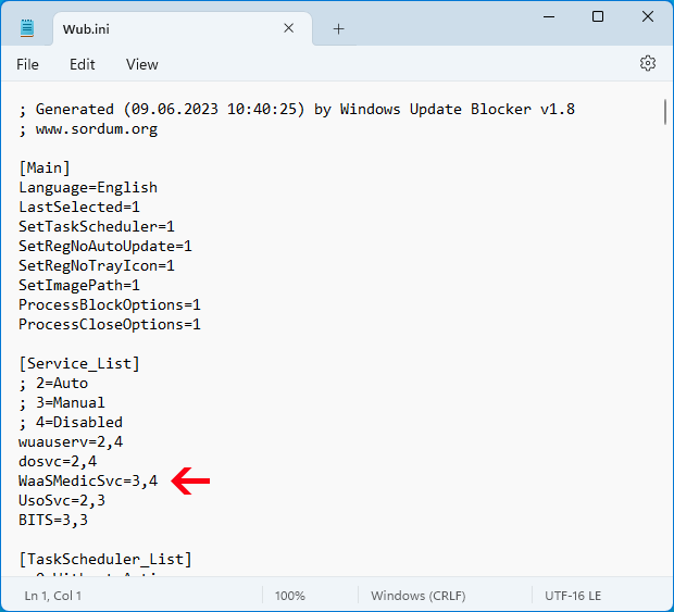 完全禁用Windows自动更新,Windows Update Blocker v1.8