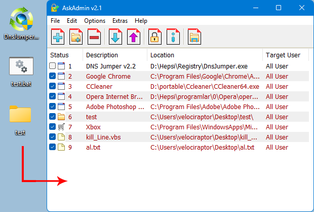 Ask admin drag and drop Ask admin drag and drop