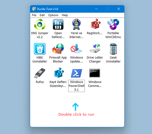 Runastool Restricted user interface Runastool Restricted user interface