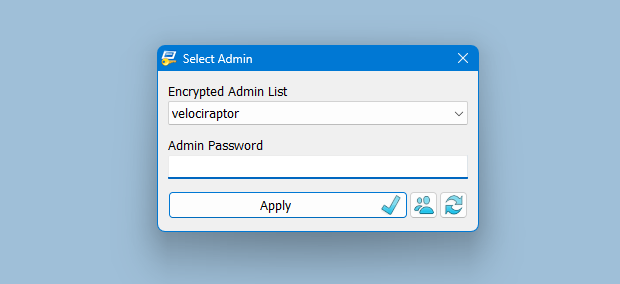 Runastool password screen Runastool password screen