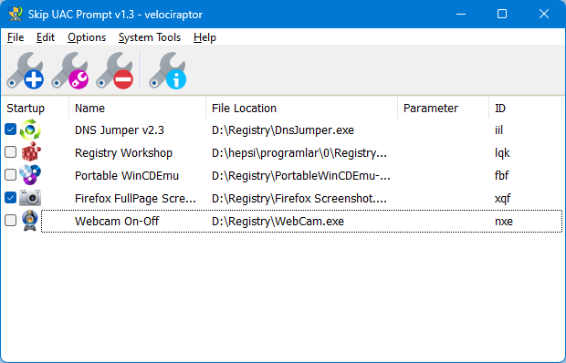 Uncheck to stop Autostart Uncheck to stop Autostart